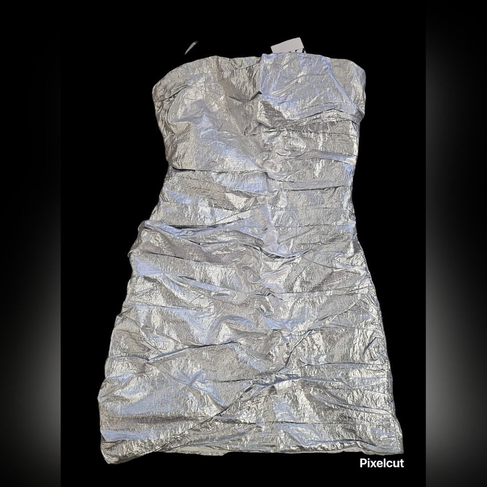 Zara strapless dress